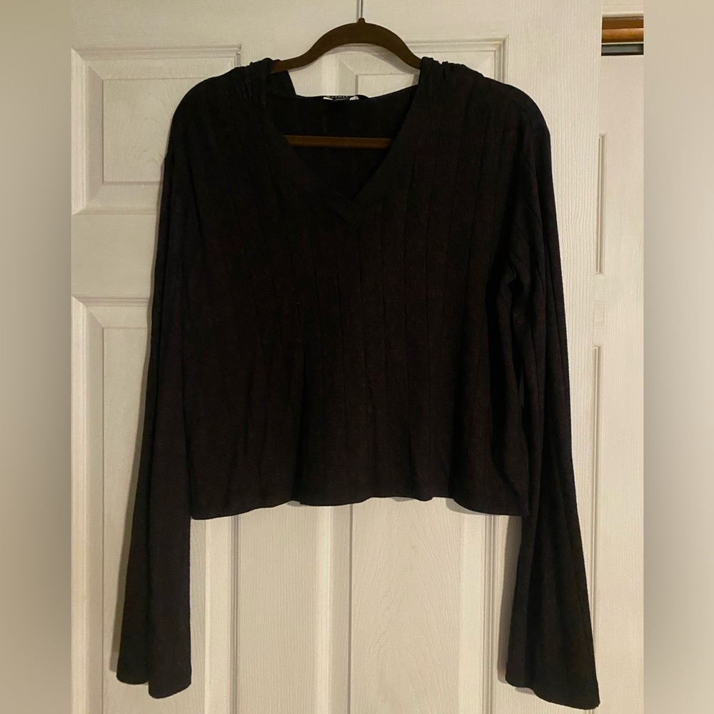 Athleta cropped yoga hoodie